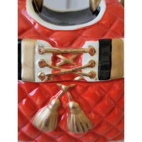 David's cookies red quilted purse ceramic cookie jar decor home - Picture 3 of 12